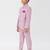 full sleeves solid ethnic wear jodhpuri and pant set - pink