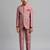 full sleeves solid ethnic wear jodhpuri and pant set - peach