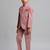 full sleeves solid ethnic wear jodhpuri and pant set - peach