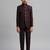 full sleeves solid ethnic wear jodhpuri - wine