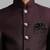 full sleeves solid ethnic wear jodhpuri - wine