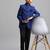 full sleeves solid ethnic wear jodhpuri -  royal blue
