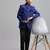 full sleeves solid ethnic wear jodhpuri -  royal blue