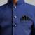 full sleeves solid ethnic wear jodhpuri -  royal blue