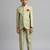 full sleeves solid ethnic wear jodhpuri - pista green