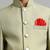 full sleeves solid ethnic wear jodhpuri - pista green