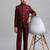 full sleeves solid ethnic wear jodhpuri - maroon