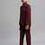 full sleeves solid ethnic wear jodhpuri - maroon