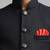 full sleeves solid ethnic wear jodhpuri - navy blue