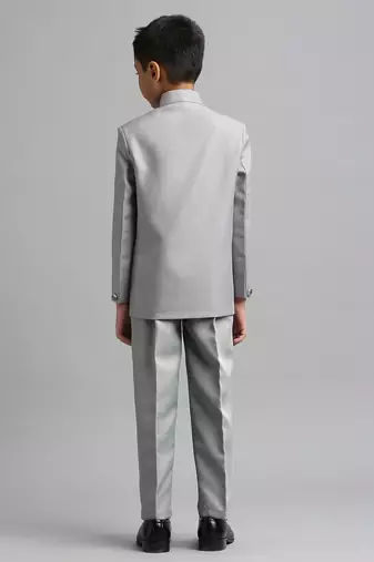 full sleeves solid ethnic wear jodhpuri - grey
