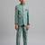 full sleeves solid ethnic wear jodhpuri - green