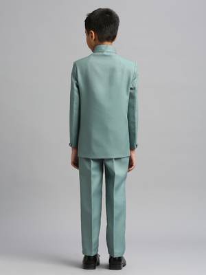 full sleeves solid ethnic wear jodhpuri - green 4