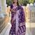 Soft banarasi silk saree with zari weaving meenakari touchup design all over the saree.