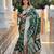 Soft banarasi silk saree with zari weaving meenakari touchup design all over the saree.