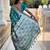 Soft banarasi silk saree with zari weaving meenakari touchup design all over the saree.