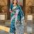 Soft banarasi silk saree with zari weaving meenakari touchup design all over the saree.
