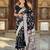 Soft banarasi silk saree with zari weaving meenakari touchup design all over the saree.