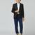 full sleeves solid elegance blazer - black