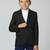 full sleeves solid elegance blazer - black