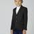 full sleeves solid elegance blazer - black