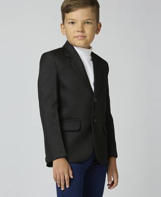 full sleeves solid elegance blazer - black 5