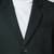 full sleeves solid elegance blazer - bottle green