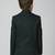 full sleeves solid elegance blazer - bottle green