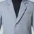 full sleeves solid elegance blazer - grey