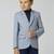 full sleeves solid elegance blazer - grey