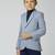 full sleeves solid elegance blazer - grey