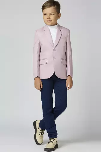 full sleeves solid elegance blazer - pink