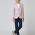 full sleeves solid elegance blazer - pink