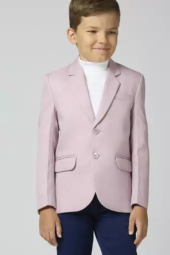 full sleeves solid elegance blazer - pink