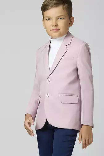 full sleeves solid elegance blazer - pink