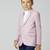 full sleeves solid elegance blazer - pink