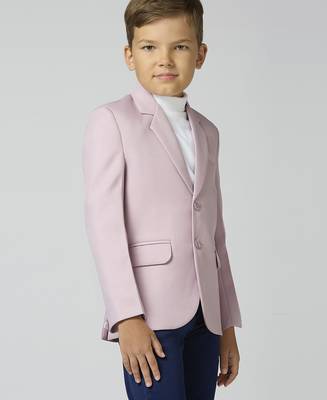 full sleeves solid elegance blazer - pink 5