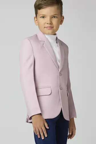 full sleeves solid elegance blazer - pink