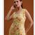 Light yellow georgette semi stitched suits