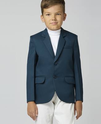 full sleeves solid elegance blazer - peacock green 3