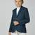 full sleeves solid elegance blazer - peacock green