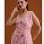 Light pink georgette semi stitched suits