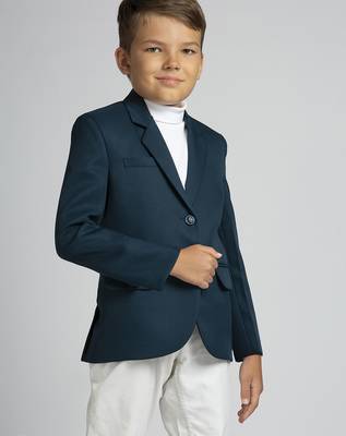 full sleeves solid elegance blazer - peacock green 5