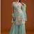 Light blue georgette semi stitched suits