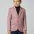 full sleeves solid elegance blazer - peach