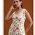 White georgette semi stitched suits