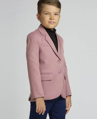 full sleeves solid elegance blazer - peach 5