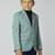 full sleeves solid elegance blazer - sea green