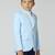 full sleeves solid elegance blazer - sky blue