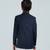 full sleeves solid elegance blazer - naby blue