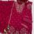 Ranipink vichitra blooming with embroidered sequence & thread work unstitched suit